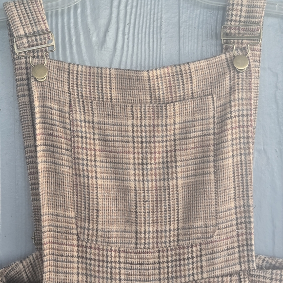 Cider Plaid Jumpsuit with Brown Top - Picture 8 of 15